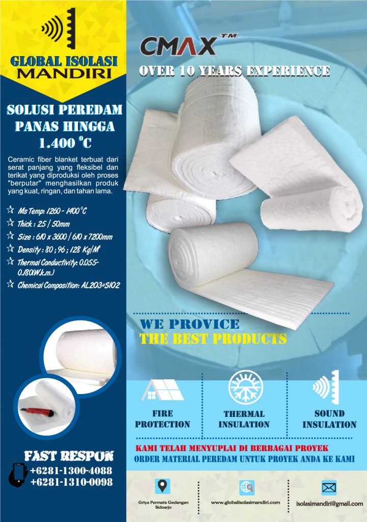 Isolasi Ceramic Fiber Blanket