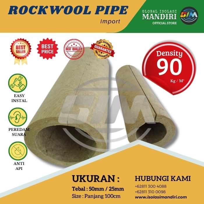 Rockwool Pipa 2inci