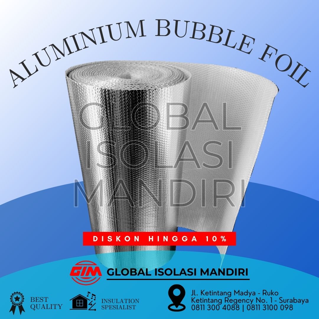 Aluminium Bubble 4 mm Single Foil