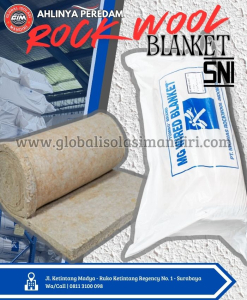 Rockwool Blanket D80 Tebal 50mm