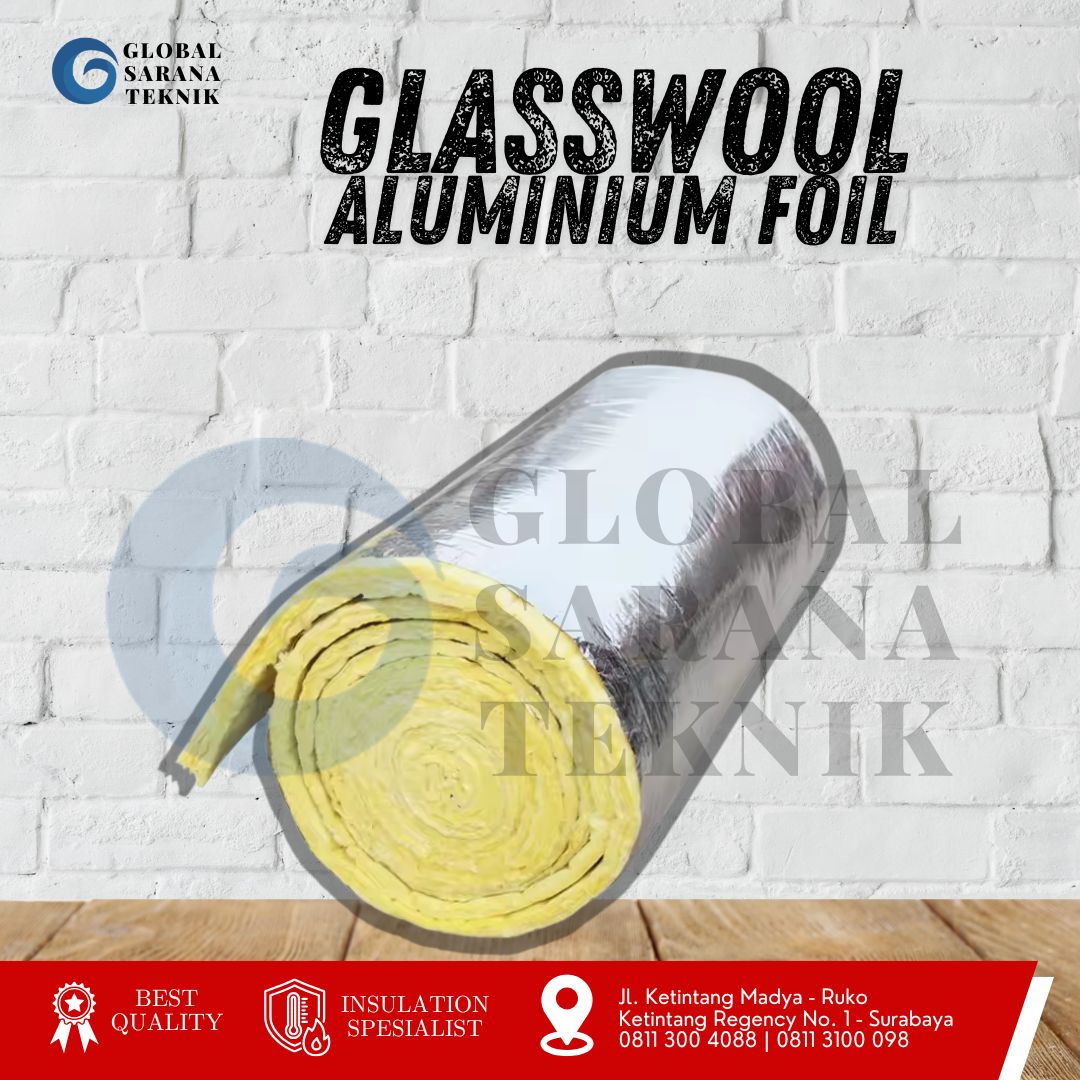 Glasswool Foil Blanket Tebal 25mm