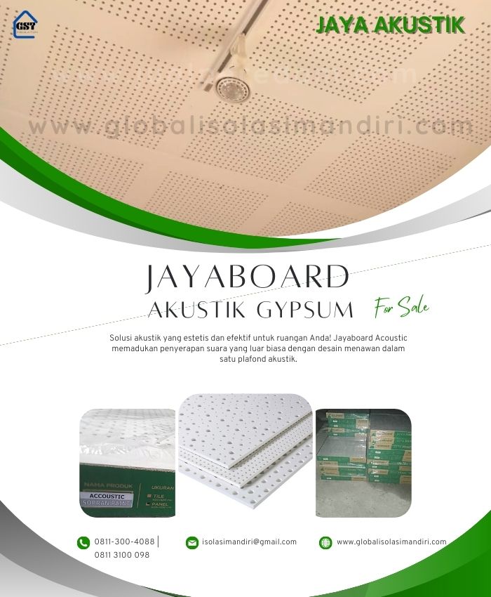 Gypsum Akustik 9mm & 12mm