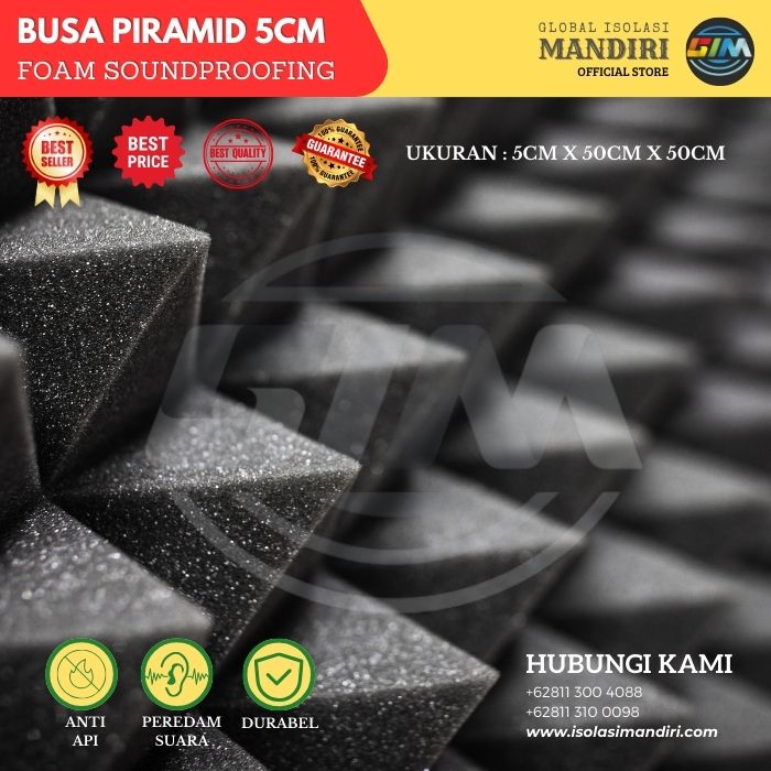 Busa Piramid (Acoustic Foam Pyramid)