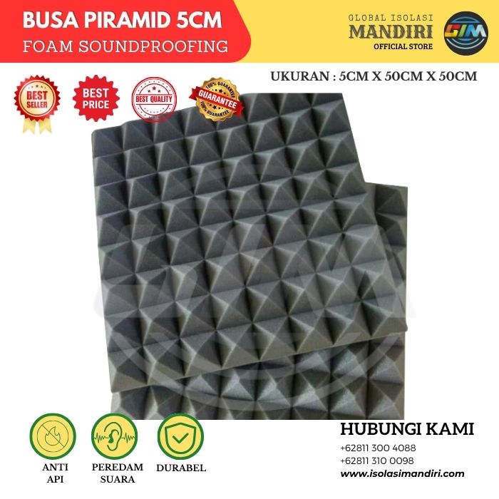 Busa Piramid Soundproof Foam