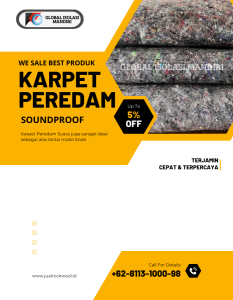 Karpet Glasswool 50 mm