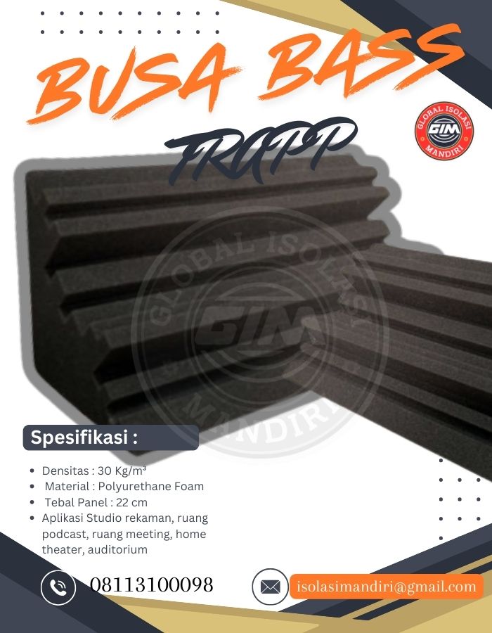 Bass Trap Akustik 2 Inch